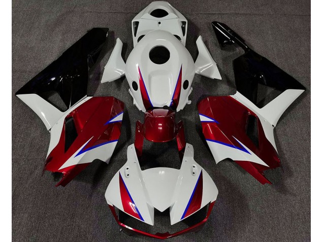 13-23 Rojo Brillante Blanco & Azul CBR600RR Carenado