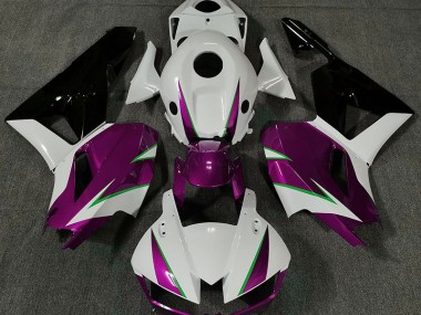 13-23 Rosa Brillo Blanco & Verde CBR600RR Carenado