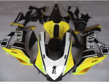 15-19 Amarillo Brillante & Blanco R1 Carenado