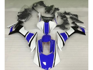 15-19 Blanco Brillo Azul & Negro R1 Carenado