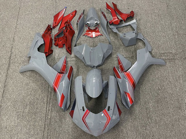 15-19 Detalles En Gris Nardo & Rojo R1 Carenado
