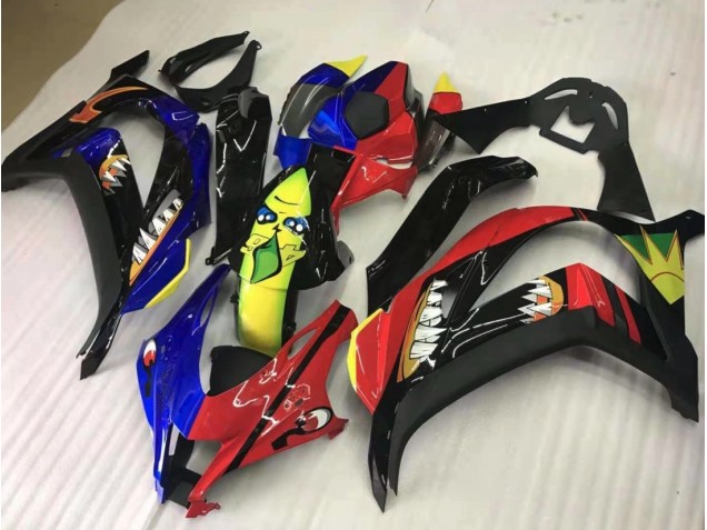 16-19 Compartir Rojo & Azul ZX10R Carenado 16-19 Compartir Rojo & Azul ZX10R Carenado