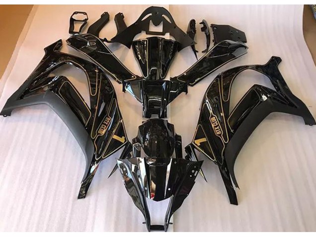 16-19 Negro & Oro ZX10R Carenado 16-19 Negro & Oro ZX10R Carenado