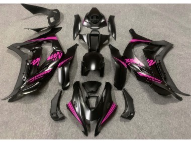 16-19 Negro Satinado & Rosa ZX10R Carenado