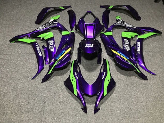 16-19 Púrpura Perla Trickstar ZX10R Carenado 16-19 Púrpura Perla Trickstar ZX10R Carenado