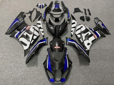 17-23 Fibra De Carbono Estilo & Azul GSXR 1000 Carenado