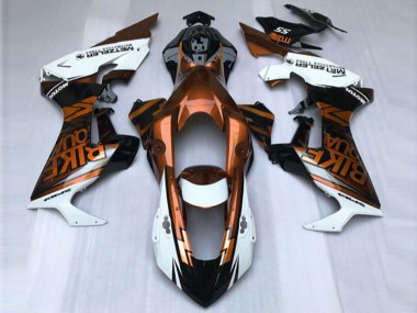 17-23 Naranja & Blanco Personalizado CBR1000RR Carenado
