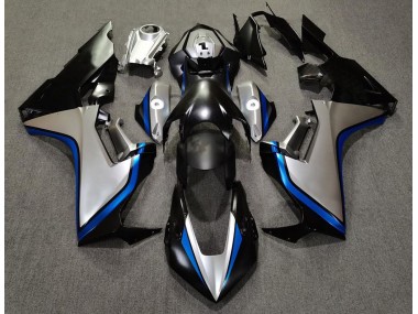 17-23 Plata & Negro & Azul CBR1000RR Carenado