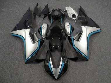 17-23 Plata & Negro & Azul Claro CBR1000RR Carenado