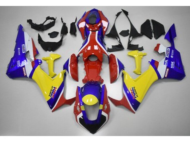 17-23 Rojo Azul & Amarillo HRC CBR1000RR Carenado