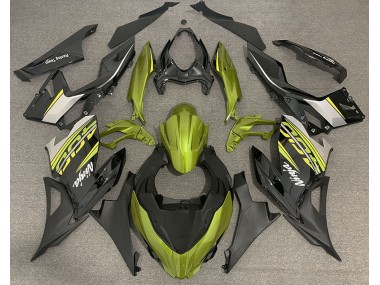 18-23 Amarillo Líquido & Gris Ninja 400 Carenado