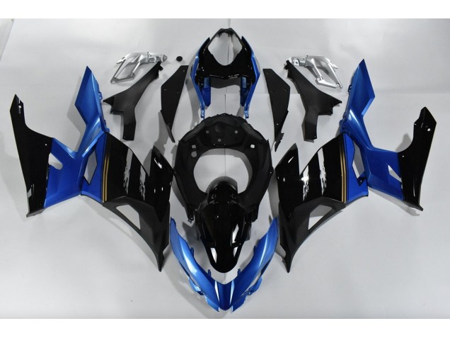 18-23 Azul & Negro Ninja 400 Carenado 18-23 Azul & Negro Ninja 400 Carenado