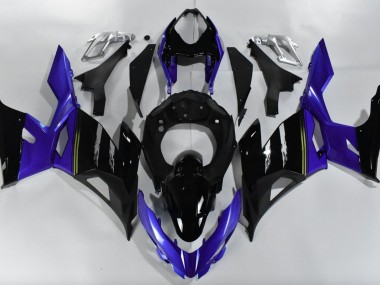 18-23 Púrpura & Negro Ninja 400 Carenado