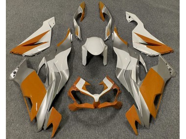 19-23 Naranja Blanco & Plata ZX6R Carenado
