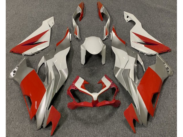19-23 Rojo Blanco & Plata ZX6R Carenado