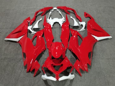 19-23 Rojo Con Blanco ZX6R Carenado