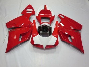 93-05 Rojo & Blanco Ducati 996 748 916 998 Carenado