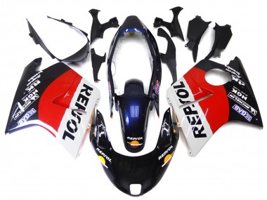 96-07 Rojo Blanco & Negro Repsol CBR1100XX Carenado