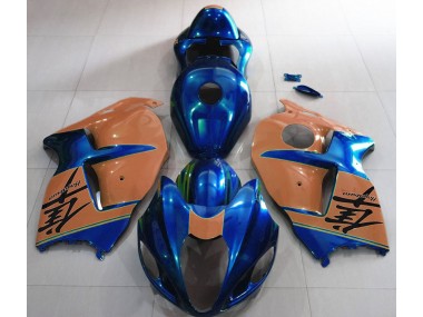 97-07 Azul Brillante & Marrón GSXR 1300 Carenado