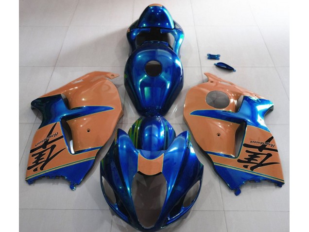 97-07 Azul Brillante & Marrón GSXR 1300 Carenado 97-07 Azul Brillante & Marrón GSXR 1300 Carenado