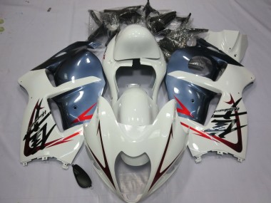 97-07 Blanco & Azul Polvoriento GSXR 1300 Carenado