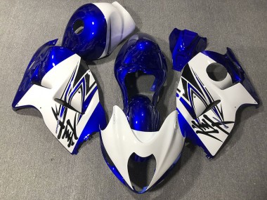 97-07 Blanco Brillante & Azul GSXR 1300 Carenado