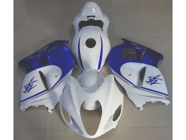 97-07 Blanco Brillante & Azul Intenso GSXR 1300 Carenado