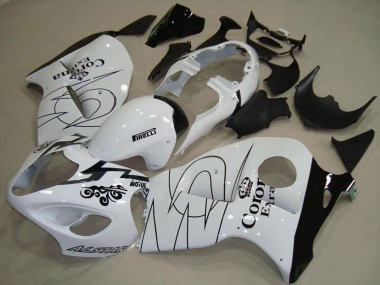 97-07 Blanco Con Verde GSXR 1300 Carenado
