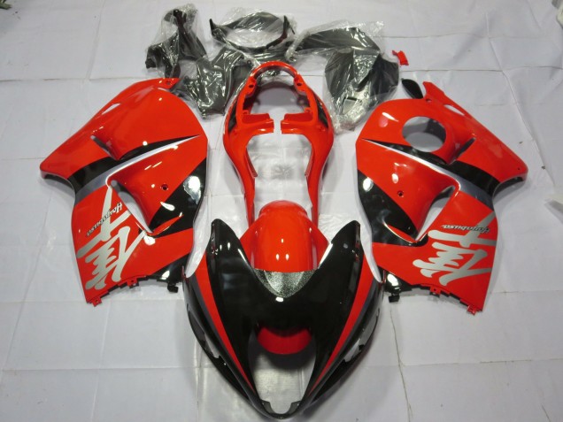 97-07 Calcomanía Plateada Roja & Negra GSXR 1300 Carenado