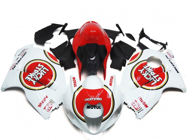 97-07 Estilo Rojo Lucky Strike GSXR 1300 Carenado 97-07 Estilo Rojo Lucky Strike GSXR 1300 Carenado