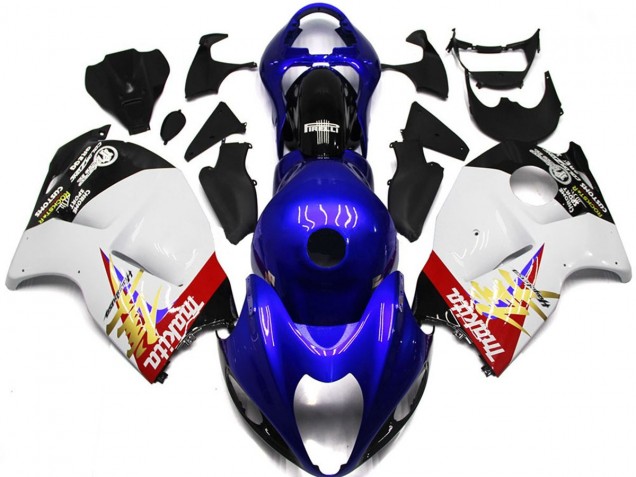 97-07 Logotipo Personalizado Azul & Blanco GSXR 1300 Carenado 97-07 Logotipo Personalizado Azul & Blanco GSXR 1300 Carenado