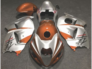 97-07 Naranja Brillante & Plata GSXR 1300 Carenado