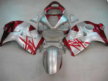 97-07 Plata & Rojo GSXR 1300 Carenado