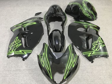 97-07 Rayo Negro & Verde GSXR 1300 Carenado