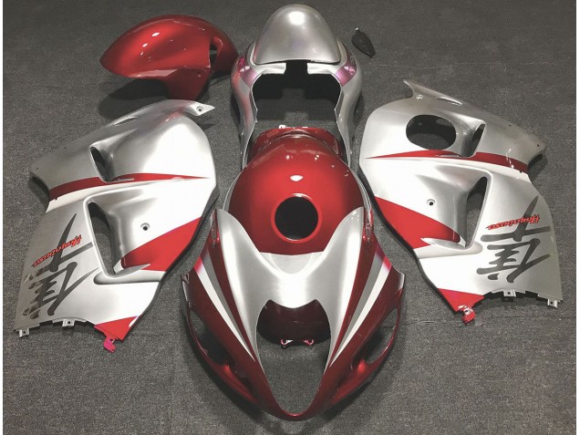 97-07 Rojo Brillante & Plata GSXR 1300 Carenado 97-07 Rojo Brillante & Plata GSXR 1300 Carenado