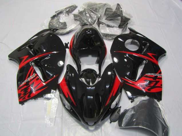 97-07 Rojo & Negro Brillante GSXR 1300 Carenado 97-07 Rojo & Negro Brillante GSXR 1300 Carenado