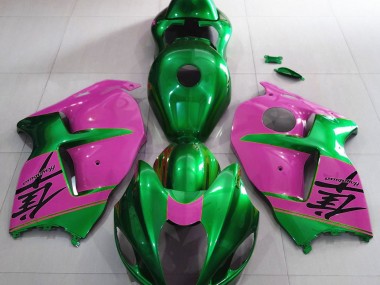 97-07 Verde Brillante & Rosa GSXR 1300 Carenado