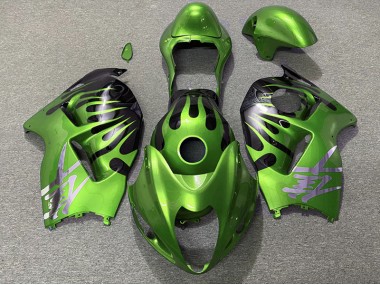 97-07 Verde & Negro GSXR 1300 Carenado