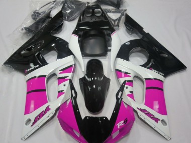 98-02 Rosa Brillante & Negro R6 Carenado