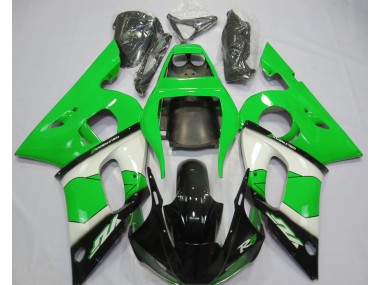 98-02 Verde Blanco & Negro R6 Carenado