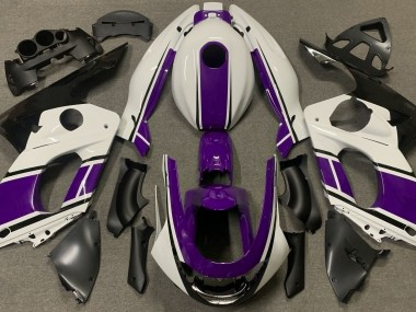 98-07 Blanco Brillante & Morado Oscuro YZF600 Carenado
