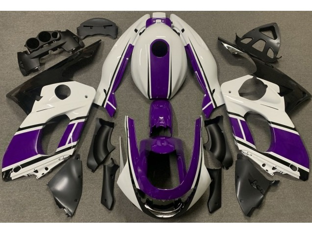 98-07 Blanco Brillante & Morado Oscuro YZF600 Carenado