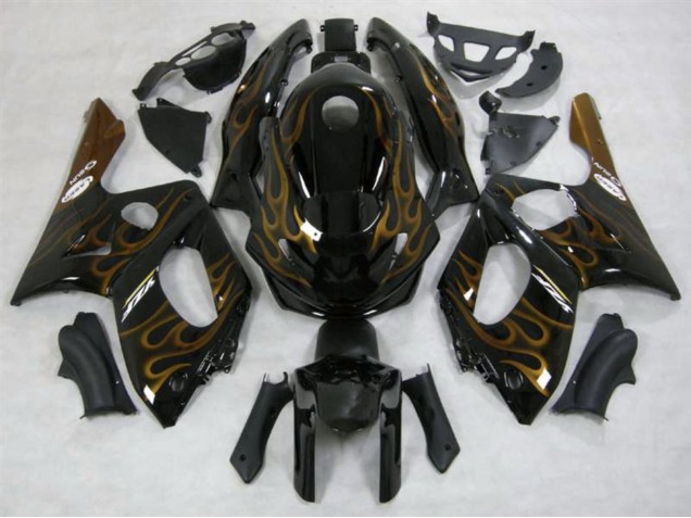 98-07 Oro Llama Brillo YZF600 Carenado