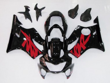 99-00 Calcomanía Roja Negra Brillante CBR600 F4 Carenado