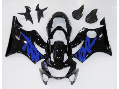 99-00 Negro Brillante & Azul CBR600 F4 Carenado