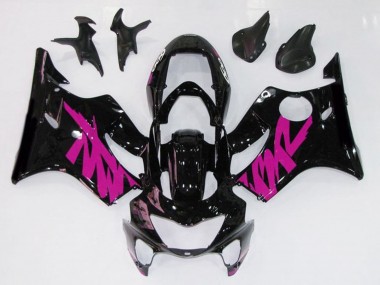 99-00 Negro Brillante & Rosa CBR600 F4 Carenado