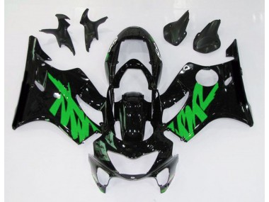 99-00 Negro Brillante & Verde CBR600 F4 Carenado