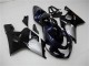 Carenados Moto Suzuki GSXR 600/750 2004-2005 - Negro Brillante Plata Azul