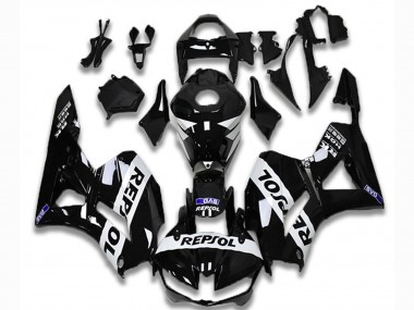 Carenados Moto Honda CBR600RR 2013-2023 - Negro Brillante Blanco Repsol