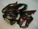 Carenados Moto Honda CBR600 F4i 2004-2007 - Negro Brillante Rojo Llama